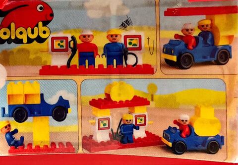 Lego Duplo- Station Service +grue+train §