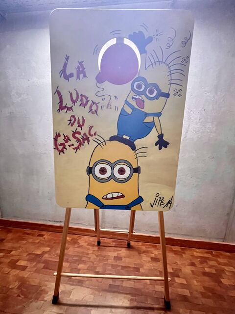 Catapulte minions (jeu géant)