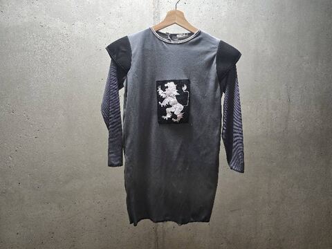 Déguisement chevalier gris
