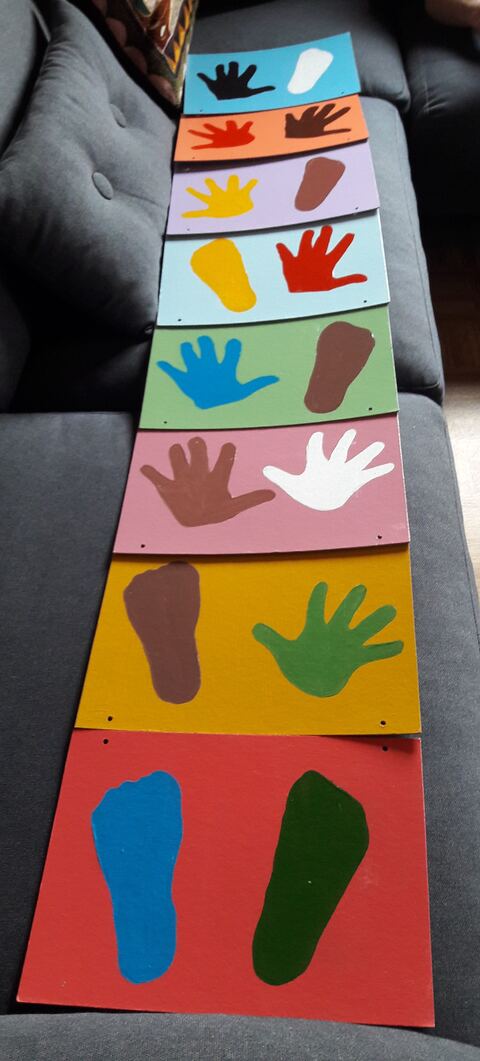 Jeu mains-pieds