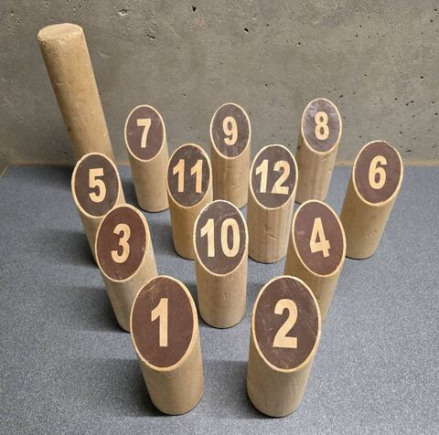 Number Kubb (jeu géant)