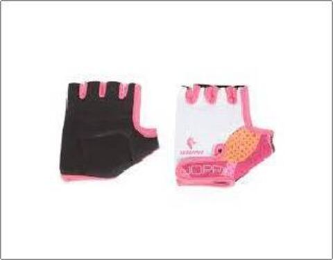 Casque rose avec accesoires