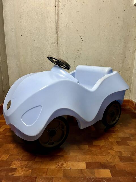 Oto-mobile voiture bleu ciel 2 places