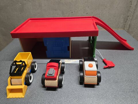 Parking en bois