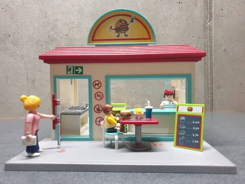 Restaurant de hamburgers Playmobil