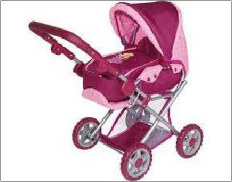 Poussette Mega Set Vieux Rose