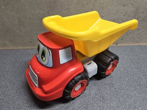 Dumper rouge-jaune