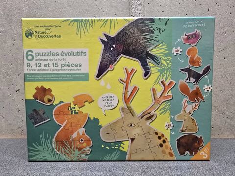 5 puzzles évolutifs