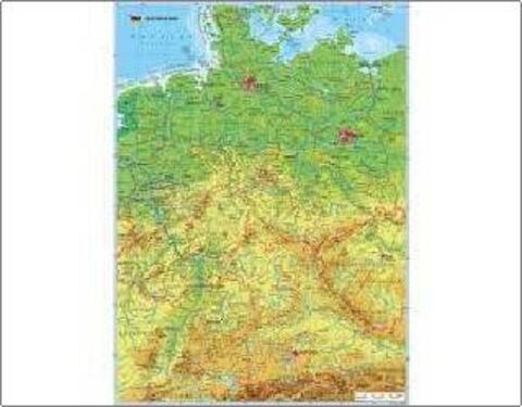 Puzzle carte Allemagne