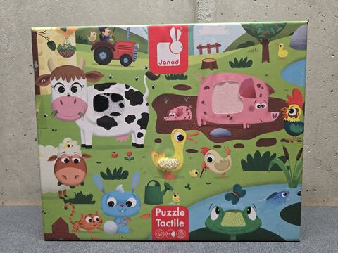 Puzzle tactile géant "Les Animaux de la Ferme"