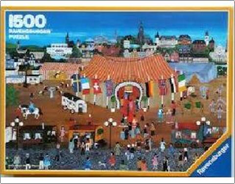 Puzzle Cirque devant la ville
