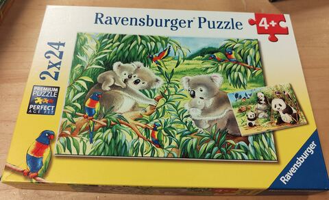 Puzzle mignons koalas et pandas