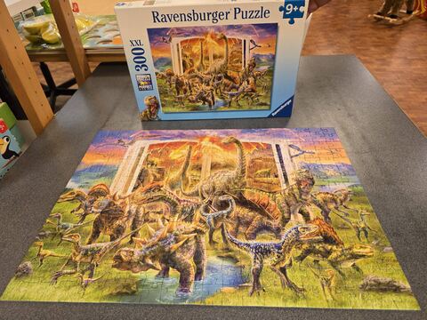 Puzzle l'encyclopédie des dinosaures