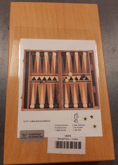 Backgammon — Coffret