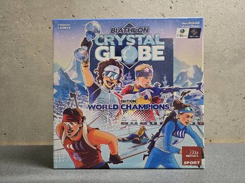Biathlon crystal globe